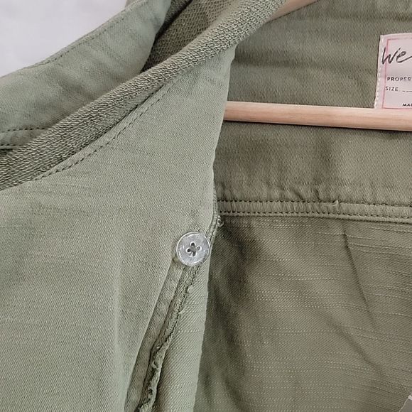 NWT WE THE FREE CARMEN KNITTED MOTO JACKET OLIVE SPARROW - Picture 6 of 9